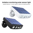 thumbnail image 4 of Cateissary Luz de pared Solar para Patio de casa, pasarela de Patio trasero, lámpara de detección humana, accesorios de iluminación de farola Iluminación y accesorios Estuche negro cálido Cateissary HA073058-02, 4 of 6