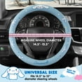 thumbnail image 5 of Official Sanrio Hello Kitty Cinnamoroll Steering Wheel Cover with Easy Clip-on Car Air Freshener, Odor Eliminator, Fun Scents, 5 of 8
