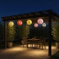thumbnail image 1 of Bowayaoa Multicolor Paper Lanterns for Party Decor, Traditional Chinese Hanging Lanterns, Foldable Lightweight Wedding Decorations, Classic Lampshade for Home & Courtyard, 1 of 7