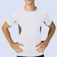 thumbnail image 1 of pstuiky camisetas de hombre, Camisa deportiva de color liso con mangas raglán cortas y cuello redondo para hombre camisas casuales para hombre xxl, 1 of 7