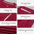 thumbnail image 4 of 5 Pack Mens T-Shirts Quick Dry Running Tops for Men Breathable Gym T Shirts Moisture Wicking Fitness Training Short Sleeve Tops, 4 of 5