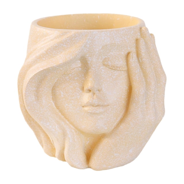 Maceta Multiusos Con Forma De Rostro, Ideal Para El Hogar, Balcón O Jardín.