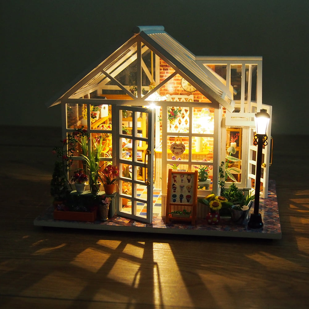 DIY cottage New Zealand ranch handmade box secret assembled model house A0D0 