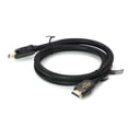 thumbnail image 3 of PrimeCables 15ft HDMI 2.0 Cables with Nylon Jacket Mamba Series,Black, 3 of 5