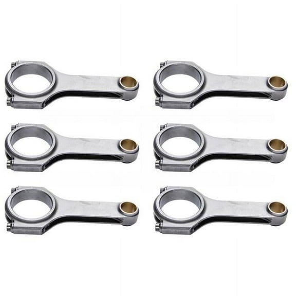 CRS570063D 5.7 in. Forged 4340 Steel H-Beam Rods for Chevy 4.3L