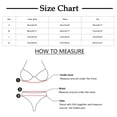 thumbnail image 2 of NINGMENG Bikinis for Women Summer Solid Color Spaghetti Strap Brassiere With Thongs High Waisted Bottom Two Piece Bikini Sets For Women Bathing Suits,Red,L, 2 of 5