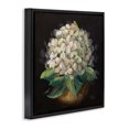 thumbnail image 3 of Stupell Industries Traditional Potted Hydrangea Plant Black Floating Frame Canvas Art, 18 x 18, by Patricia Pinto, 3 of 8
