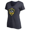 thumbnail image 2 of Women's Navy LA Galaxy Primary Logo V-Neck T-Shirt, 2 of 3