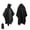 Black, variant on Hooded Rain Poncho Waterproof Raincoat for Men Women Adults,Waterproof Lightweight Unisex Raincoat for Hiking Camping Emergency