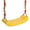 Yellow, variant on HOTBEST Trapeze Swing Seat, Replacement Single Swing Seat, Adjustable Ropes Plastic Bench Tree Hanging Swing For Children Garden Playground Backyard Outdoor 220lbs/100kg for 3-10 Years Kids Children