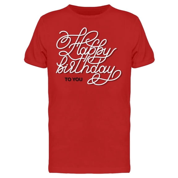 Birthday T-Shirt Men -Image by Shutterstock, Male 3X-Large