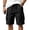 E7-Black, variant on Men's Cargo Shorts Elastic Waist Drawstring Short with Multi Pockets Stretch Bermuda Short Pants Athletic Work Hiking Relaxed Fit Travel Clothes,Dark Gray L
