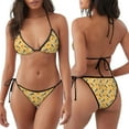 thumbnail image 3 of Fotbe Bee Wasp Traje de Baño para Mujer de Dos Piezas – Bikini Sexy de Tirantes Tipo Halter con Diseño Triangular, 3 of 6