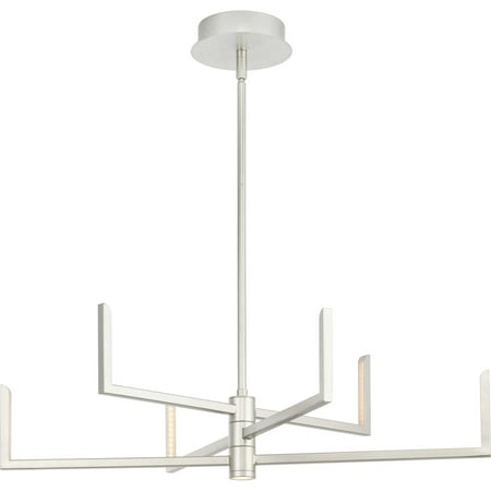 

Progress Lighting P400260-30 Pivot Led 6 Light 28 Wide Led Chandelier - Nickel