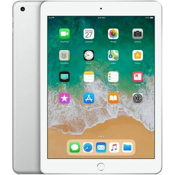 Apple iPad 7th Gen (A10 Fusion 16 nm Chipset) - 32GB (WiFi-Only) - Silver - 10.2" IPS LCD - 8MP Rear & 1.2 Front Camera - Certified Refurbished - Excellent Condition