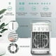 thumbnail image 4 of Mobile Air Conditioner 4 in 1 USB Air Cooler Humidifier Fan with 7 Night Light Colors - 4 Fan Levels Evaporative Cooler, White, 4 of 5