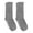 Grey Heather, variant on Jefferies Socks Men's Women's Non-Binding Seamless Non-Skid Gripper Cotton Crew Socks 2 Pair Pack