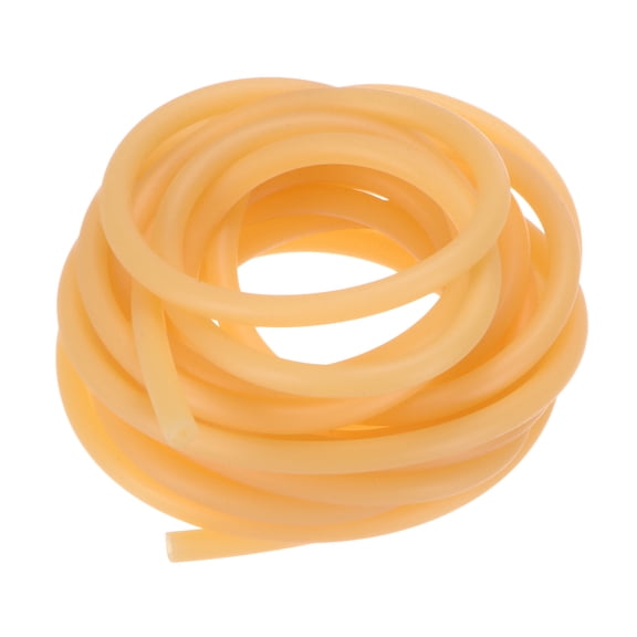 3 Meter Length Natural Latex Rubber Tubing, 2x5mm(IDxOD) Rubber Tube Hose, Yellow