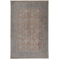 thumbnail image 3 of HomeRoots 567431 5 x 7 ft. Oriental Power Loom Worn Faded Rectangle Area Rug with Fringe, Blue & Red, 3 of 4