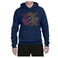 thumbnail image 2 of Classic This Little Light of Mine Inspirational/Christian Unisex Graphic Hoodie Sweatshirt, Navy, 2XL, 2 of 3