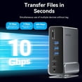 thumbnail image 4 of Docking Station VENTION VT-TPUH0 16 en 1 Conector USB Tipo C de 10 Gbps RJ45, 4 of 6