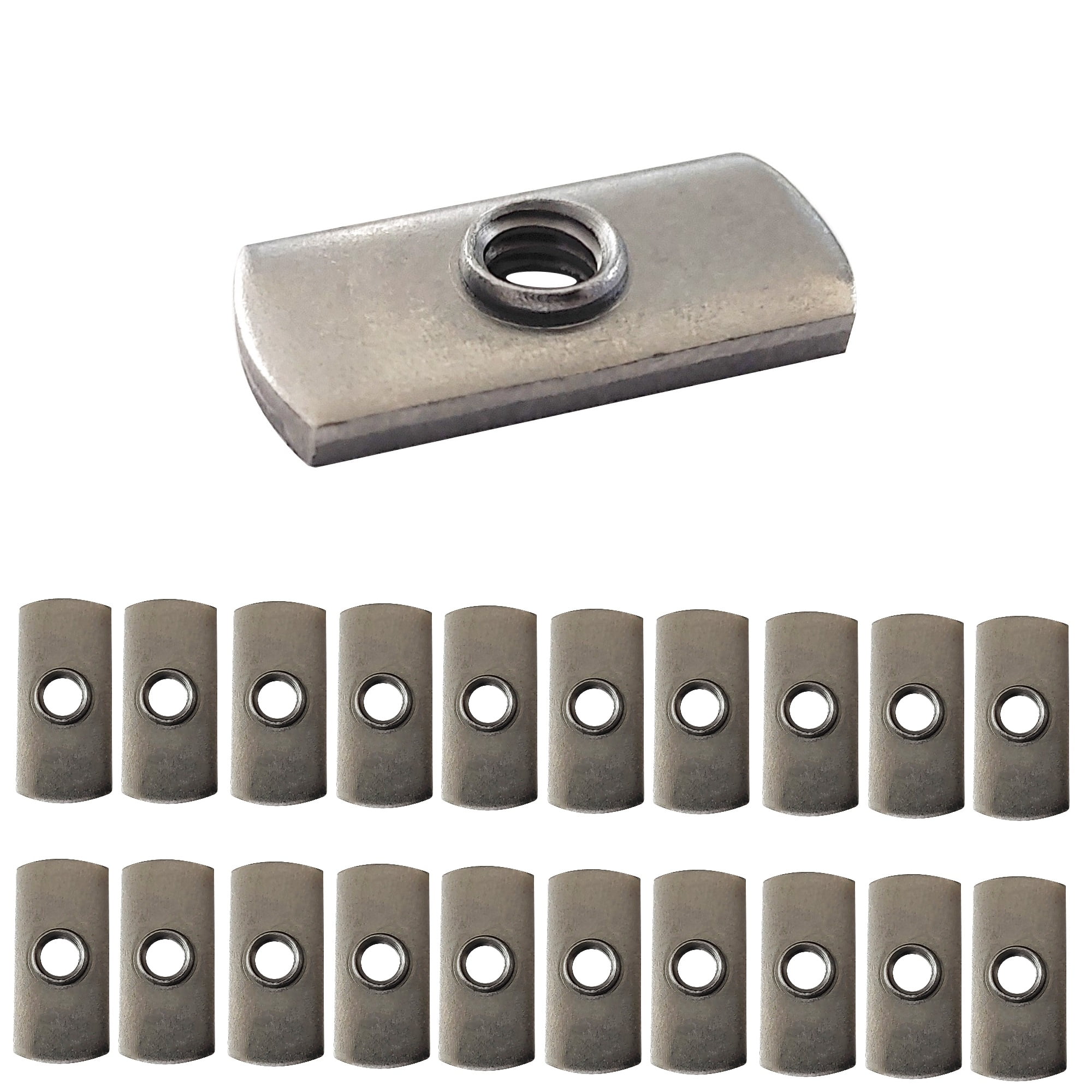 20 pc, 1/420 UNC Spot Weld Nut Double Tab, and, Aluminum Extrusion T