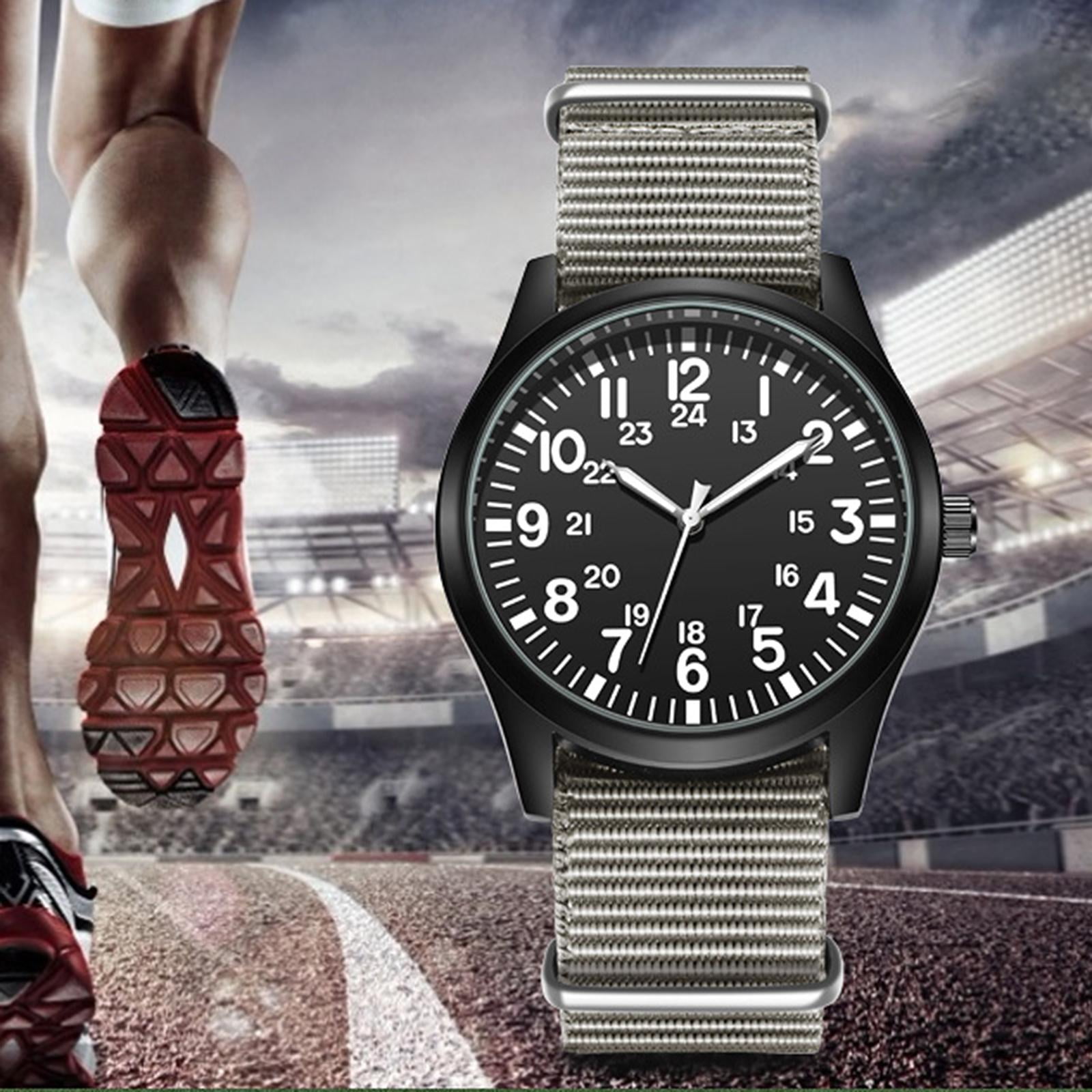 Reloj de Correa de Movimiento de Manecillas luminosas trabajo