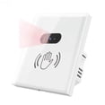 thumbnail image 4 of Infrare Wall Smart Light Switch IR Sensor No Need Touch AC110-240V EU Glass Screen Panel Switch Electrical EU Plug, 4 of 4