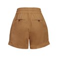 thumbnail image 3 of KOGMO Womens Lightweight Linen Shorts with Drawstring and Pockets, 3 of 7