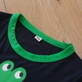 thumbnail image 5 of EGNMCR Toddler Boy Outfits Summer Dinosaur Printed Short Sleeve Cotton Tee Shirts And Shorts Two Piece Set, 5 of 9