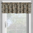thumbnail image 2 of Ambesonne Antique Oriental Window Valance, Eastern Curvy Art, 54" X 12", Tan and Dark Sepia, 2 of 5