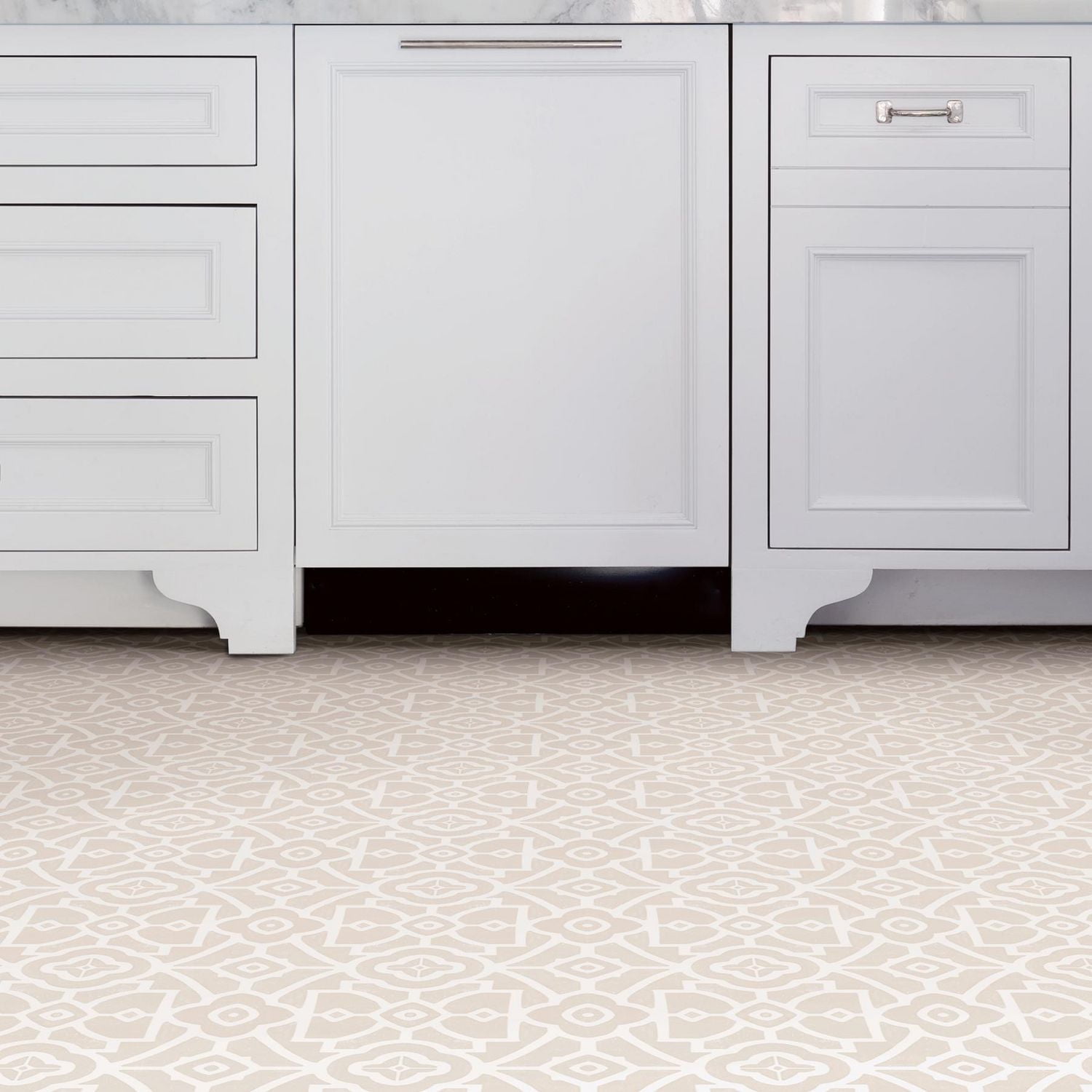 FloorPops Parthanon Peel and Stick Floor Tiles Set of 20