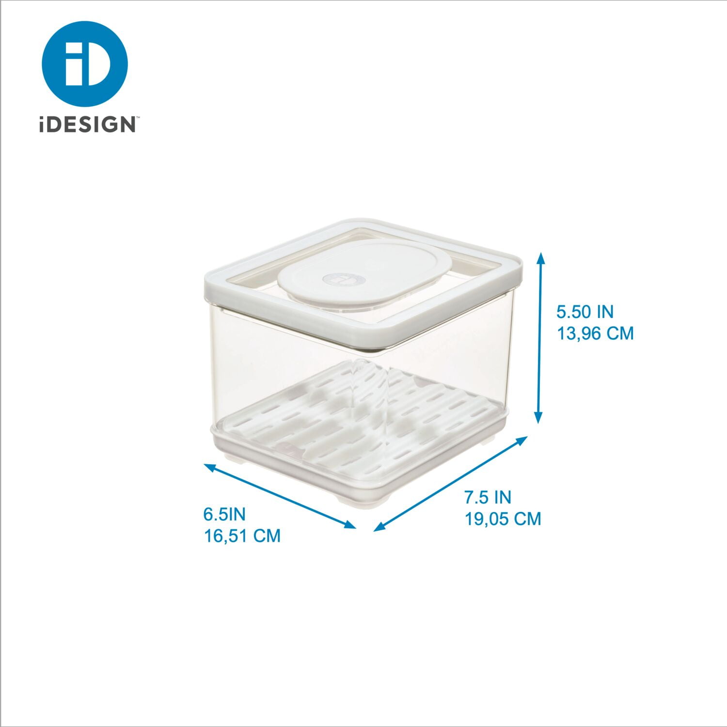 Buy iDesign ID FRESH BPAFree Plastic Produce Storage Bin, Small Online