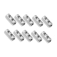 thumbnail image 2 of davian 10Pcs Wire Rope Clips Set Lock Cable Clamps Clip Replaces Easy to Install Accessories Hardware Fastener for Tent Clotheslines L, 2 of 8