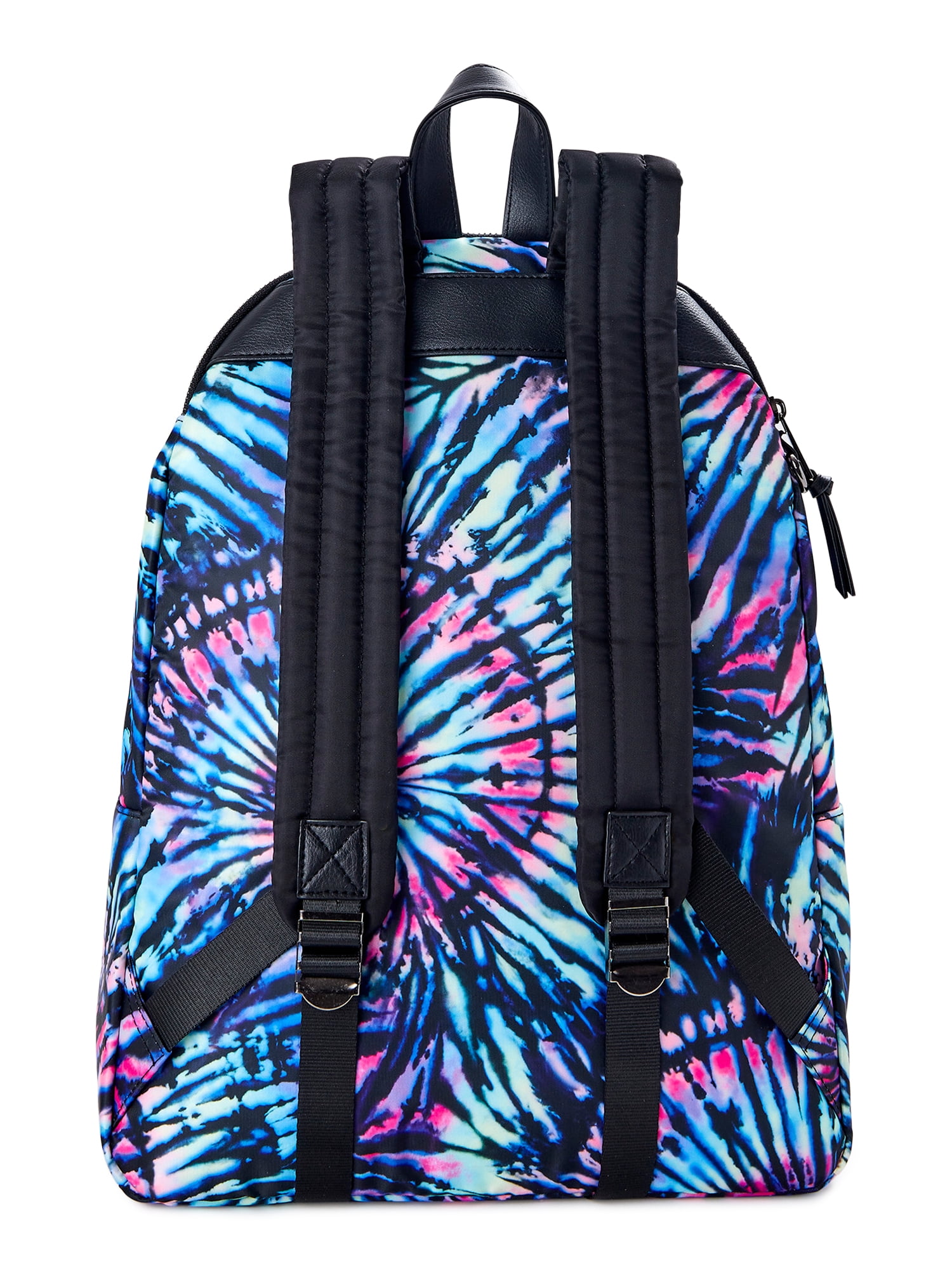 No Boundaries Women's Dome Zip Backpack, Multi-Color TieDye