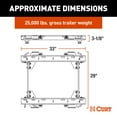 thumbnail image 2 of CURT 16050 Puck System 5th Wheel Rails, 2 of 8