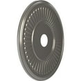 thumbnail image 2 of Ekena Millwork 22"OD x 3 1/2"ID x 1"P Berkshire Thermoformed PVC Ceiling Medallion (Fits Canopies up to 10 1/8"), Aged Dark Steel, 2 of 5