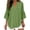 Green, variant on Staron Women's Casual V-Neck Lace Ruffle Sleeve Blouse Spring Summer Fall Fashion Top Shirt, Green L