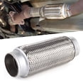 thumbnail image 3 of Tubo flexible de escape de acero inoxidable tubo flexible de escape tubo de escape flexible universal para automóvil, tecnología de moldeado corrugado, reduce la contaminacia, 3 of 7