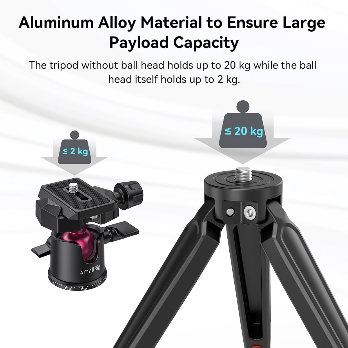 SmallRig Tabletop Mini Tripod with Panoramic Ball Head