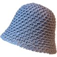 thumbnail image 3 of CoCopeaunts Bucket Hat for Women Breathable Thin Woolen Knitted Basin Hat Foldable Literary Artistic Leisure All-Match Sun Hat, 3 of 7