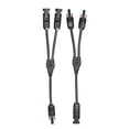 thumbnail image 1 of 1 Pair Solar Panel Connector 2/3/4 Branch Y Type Parallel Connector Solar Panel Extension Cable PV Wire Adapter, 1 of 6