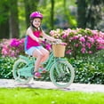 thumbnail image 1 of Gymax 18'' Retro Style Kids Bike Bicycle w/ Height Adjustable Handlebar & Seat Green, 1 of 10