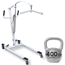 Vive Hydraulic Patient Lift, 400 lb Capacity – Manual Medical Transfer Aid for Home & Clinical Use