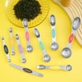 thumbnail image 2 of Xiyztok 18Pcs Magnetic Measuring Spoons,Versatile Safe Stainless Steel Double Sided Solid Nesting Teaspoon Easy to Clean, 2 of 10