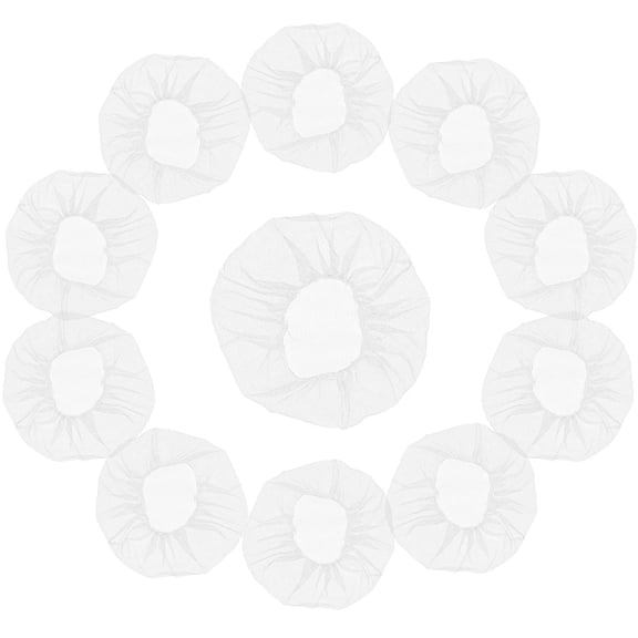 Luxshiny 100 Pcs Breathable Disposable Hairnets Nylon Mesh Hair Caps for Home Use