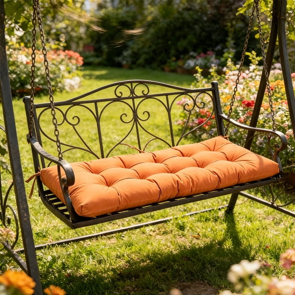 Outdoor Cushions Clearance,Outdoor Bench Cushion,Indoor Outdoor Furniture Cushions,Cushion Seat Chair Replacement Pads,Swing Cushion for Lounger Garden Furniture Patio,19.68x39.37 in