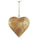thumbnail image 3 of Corazón metálico colgante, Aged Brass, decorativo con cuerda, estilo moderno, metal resistente, ideal para dormitorios, alta demanda, diseño elegante, metal duradero, para decorar espacios,, 3 of 8
