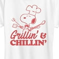 thumbnail image 3 of Peanuts - Grillin And Chillin - Women's Short Sleeve Graphic T-Shirt, 3 of 6