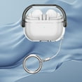 thumbnail image 6 of ELEHOLD for Samsung Galaxy Buds 3 FE 2025/ 3 / 3 Pro Case, Headphone Accessories Clear Premium TPU Wireless Charging Full Protective Case with Carabiner for Women Men,  A, 6 of 7